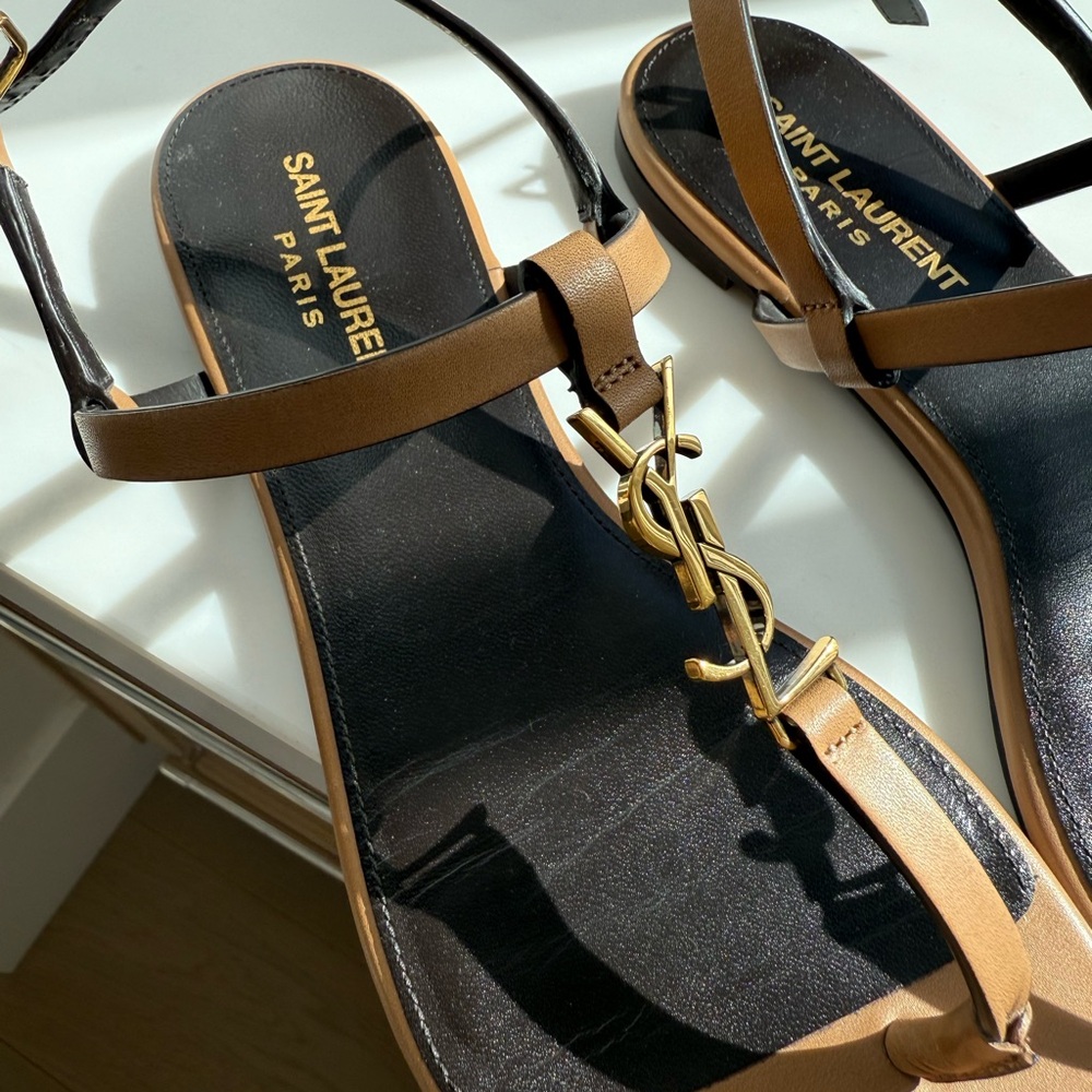 Saint Laurent Cassandra Iota Sandals - Picture 10 of 16